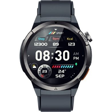 QCY Active GX Watch S12 Black 1,43" AMOLED HD 466x466 Metal Crown & buttons Call HD BT Watch IP68